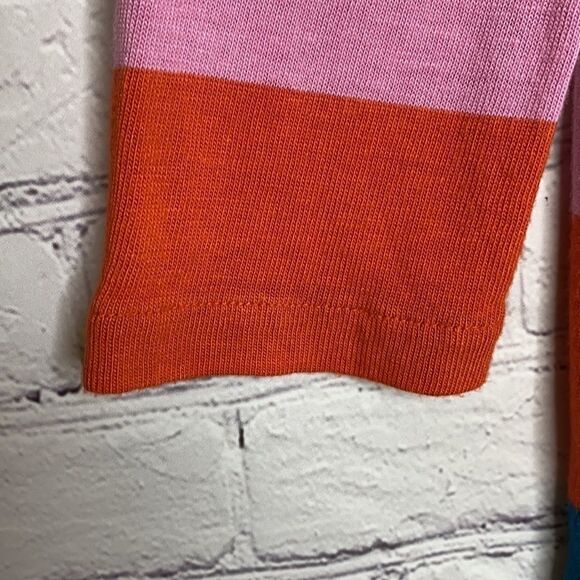 Colorblock Sweater Stripe Linen Blend XS - Picture 4 of 7